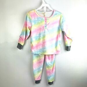 Jessica Simpson girls 2 piece tie-dye long‎ sleeve and pant set.  NWT.  Size 4